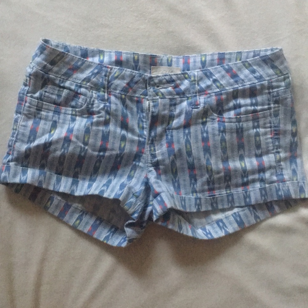 Patterned aerie shorts size 0